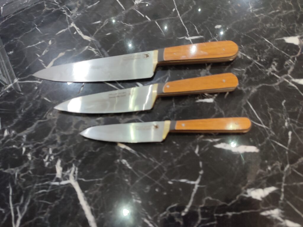 ست چاقو آشپزخانه زنجان حیدری مدل S245