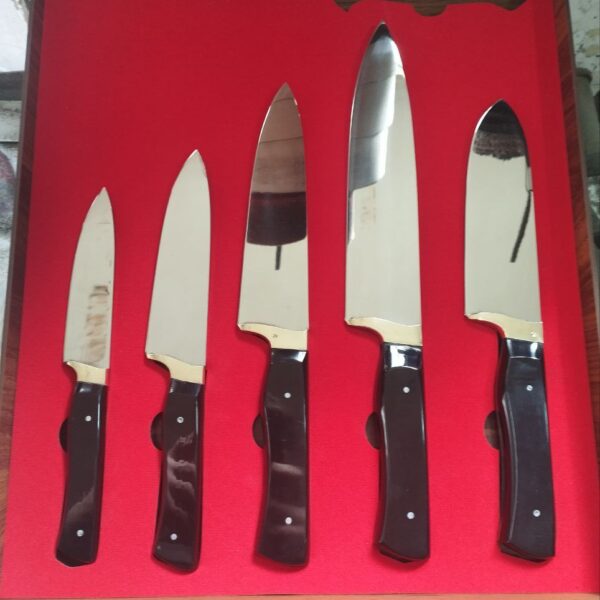 ست چاقو آشپزخانه زنجان مدل S257 ۱