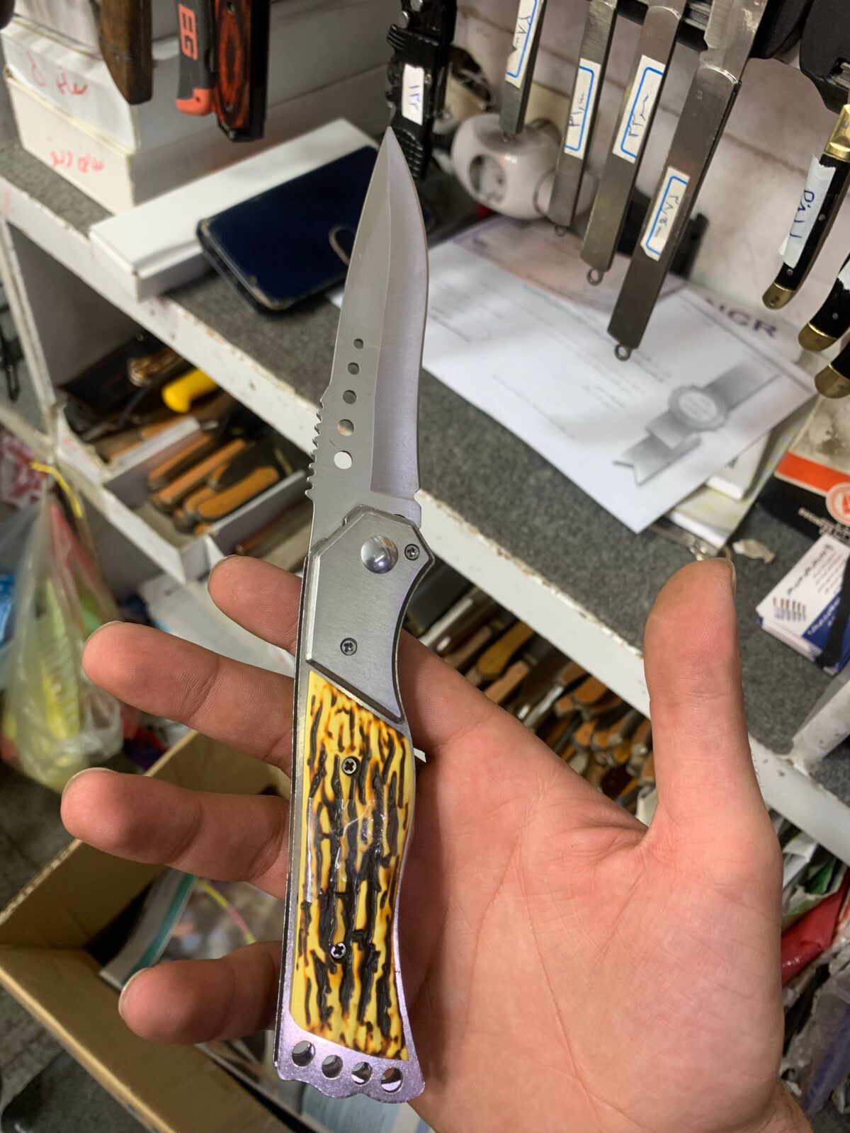 چاقو جیبی زنجان مدل S233