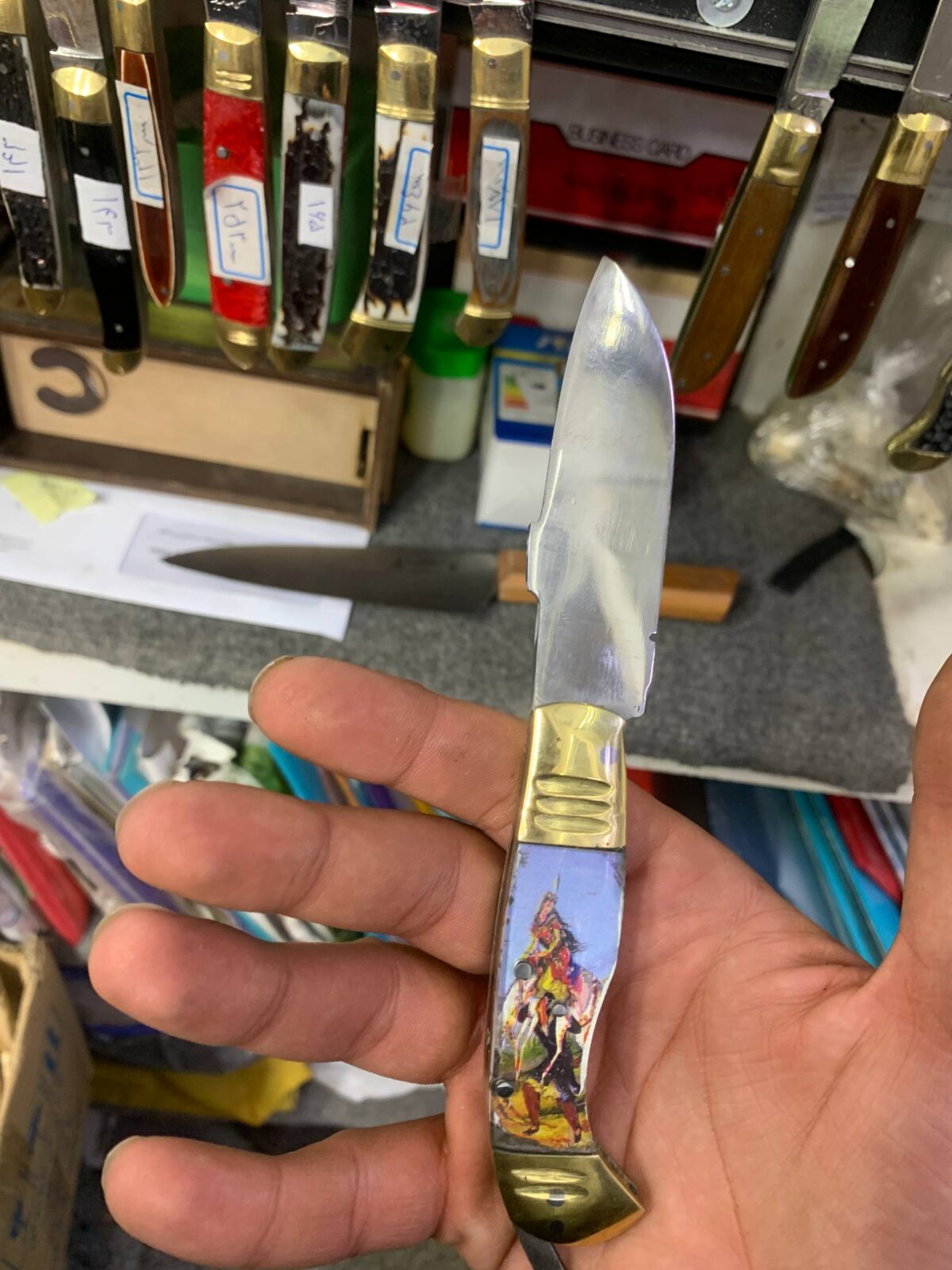 چاقو زنجان جیبی مدل S231