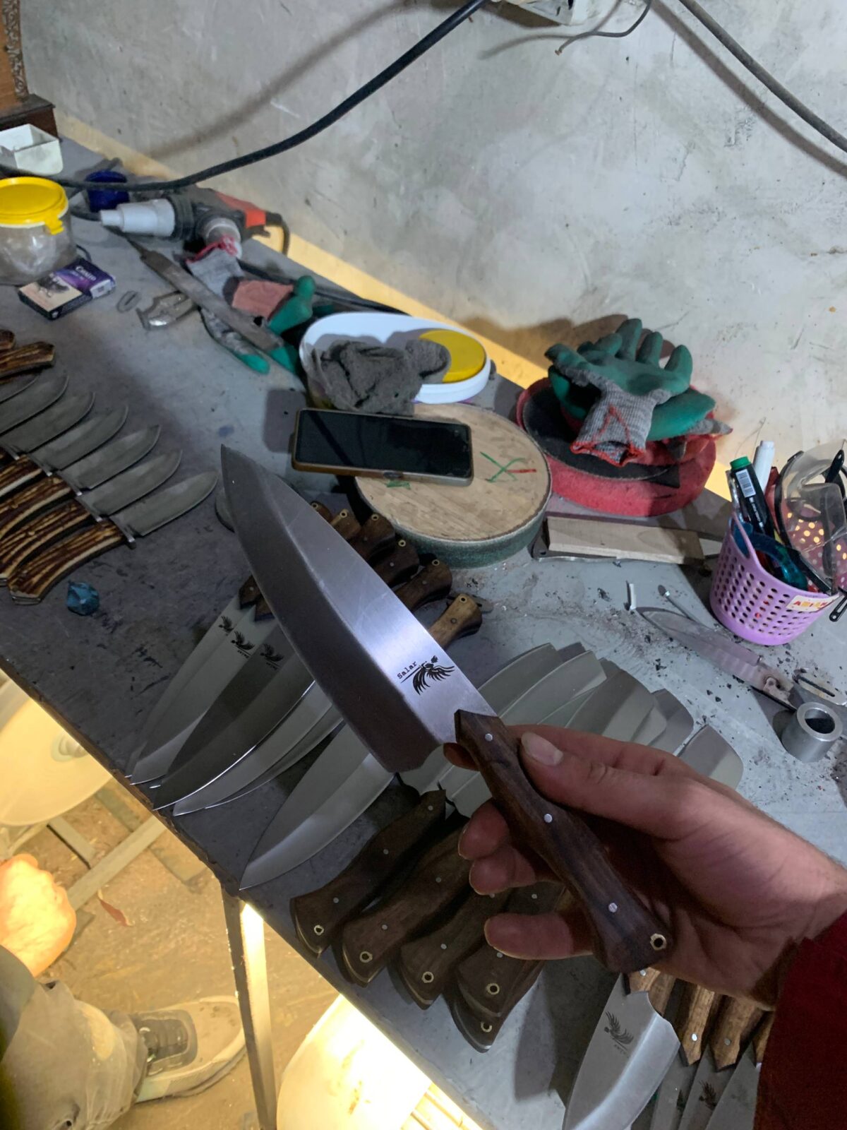 چاقوی سلاخی قصابی سالار زنجان مدل P202