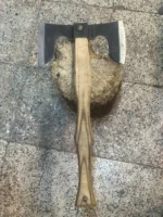 تبر دوطرفه زنجان مدل b100 | خرید صنایع دستی زنجان به قیمت کارگاهی |‌ تولیدی چاقو سالار