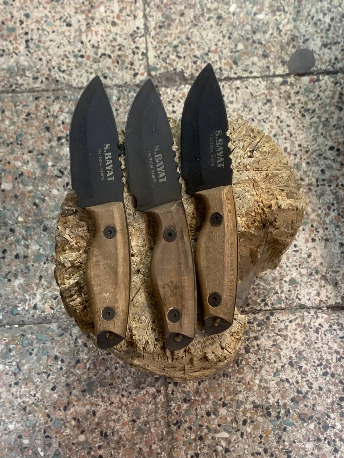 چاقوی بوشکرفت بیات مدل b123